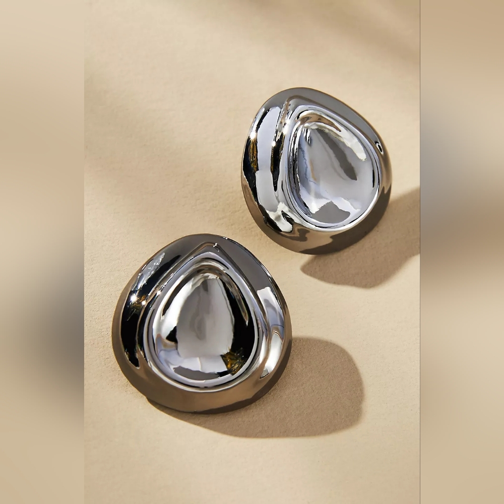 Anthropologie Molten Metal Post Earring